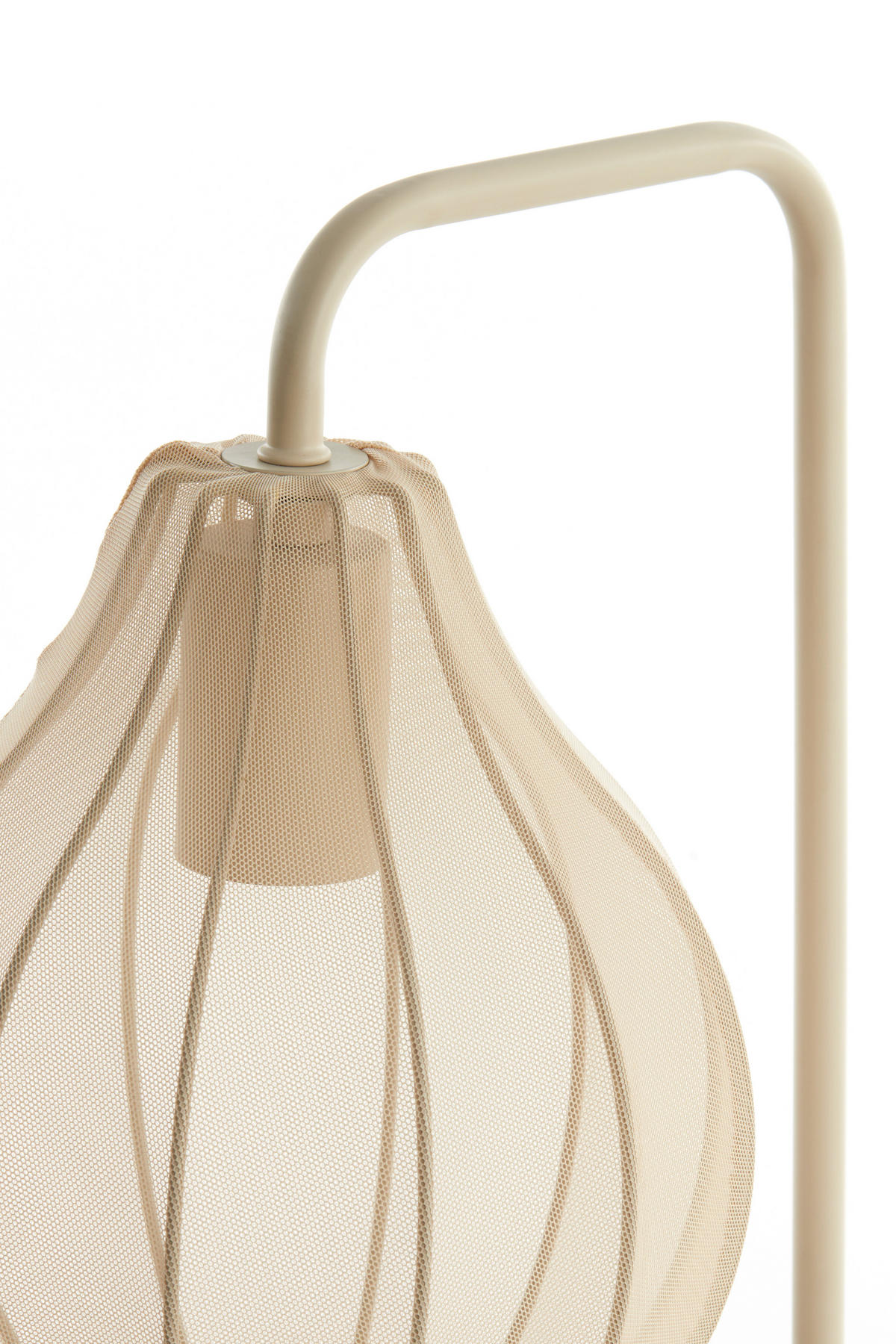 TISCHLAMPE Elati Braun Ø20/60,5 cm - Beige, Textil (20/20/60.5cm) - Light & Living