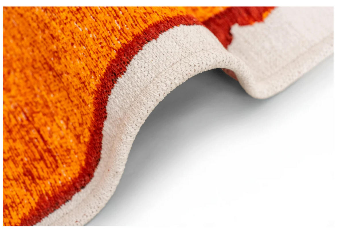 TEPPICH modern Flachgewebe BROOM Orange 280 x 390 cm - Orange, Textil (280/390cm) - Novatrend