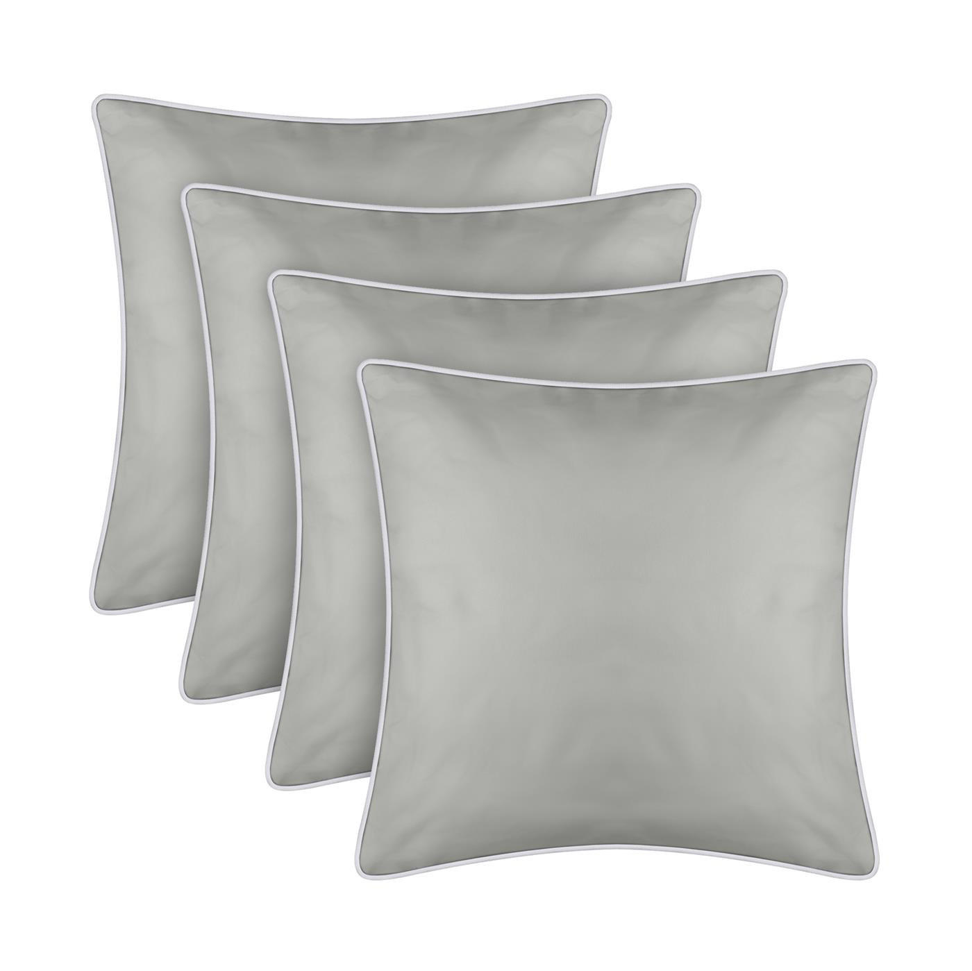 OUTDOORKISSEN 45x45 cm wasserabweisend Beige 4er-Pack - Beige, Kunststoff (45/45cm)