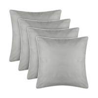 OUTDOORKISSEN 45x45 cm wasserabweisend Beige 4er-Pack - Beige, Kunststoff (45/45cm)