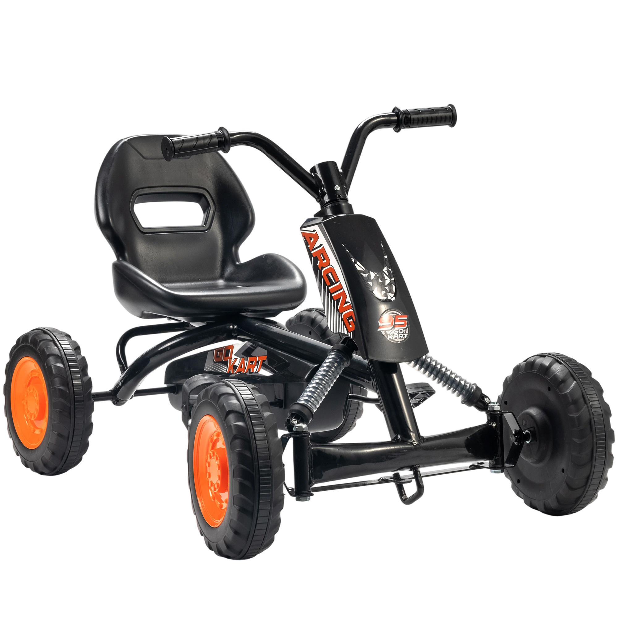 TRETKART DE-13124 Vor-/Rückwärtsgang Schwarz - Schwarz, Metall (84/54/56cm) - ComfortXL