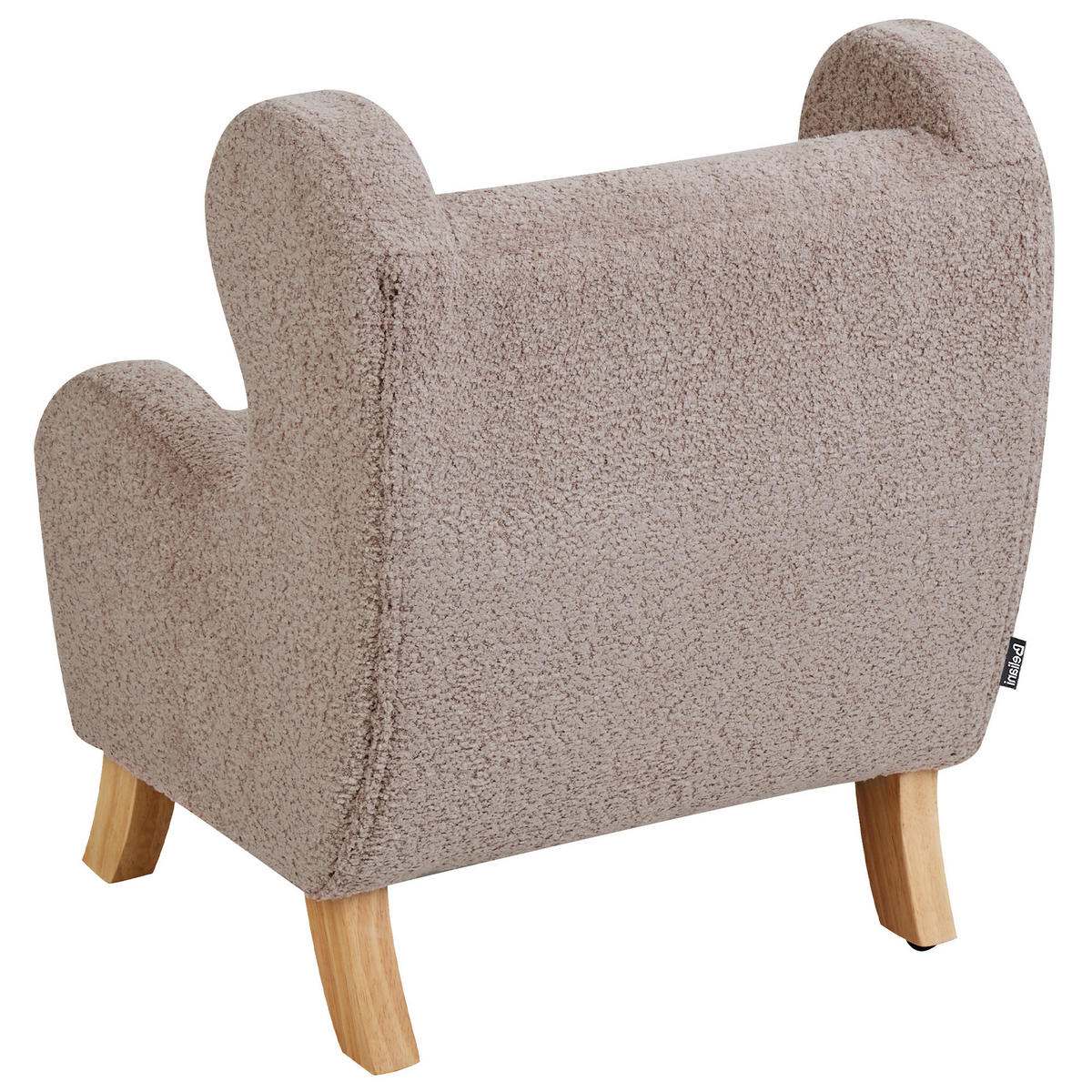 KINDERSESSEL Beige Farum - Taupe/Braun, Textil (45/55/41cm) - Beliani