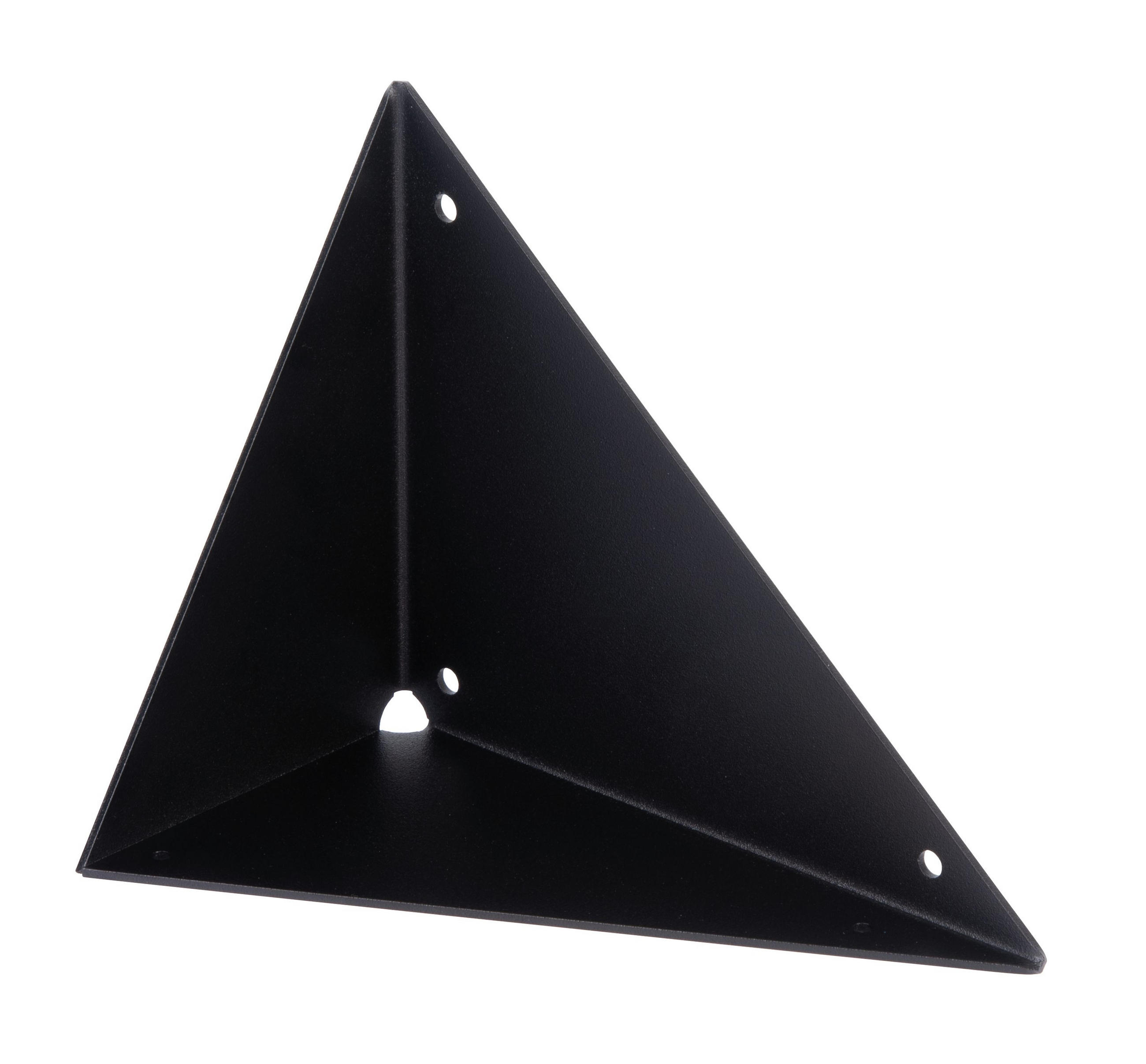REGALTRÄGER Hugo, Stahl in verschiedenen Trendfarben - Schwarz, Metall (18/10.2/15cm) - Alberts