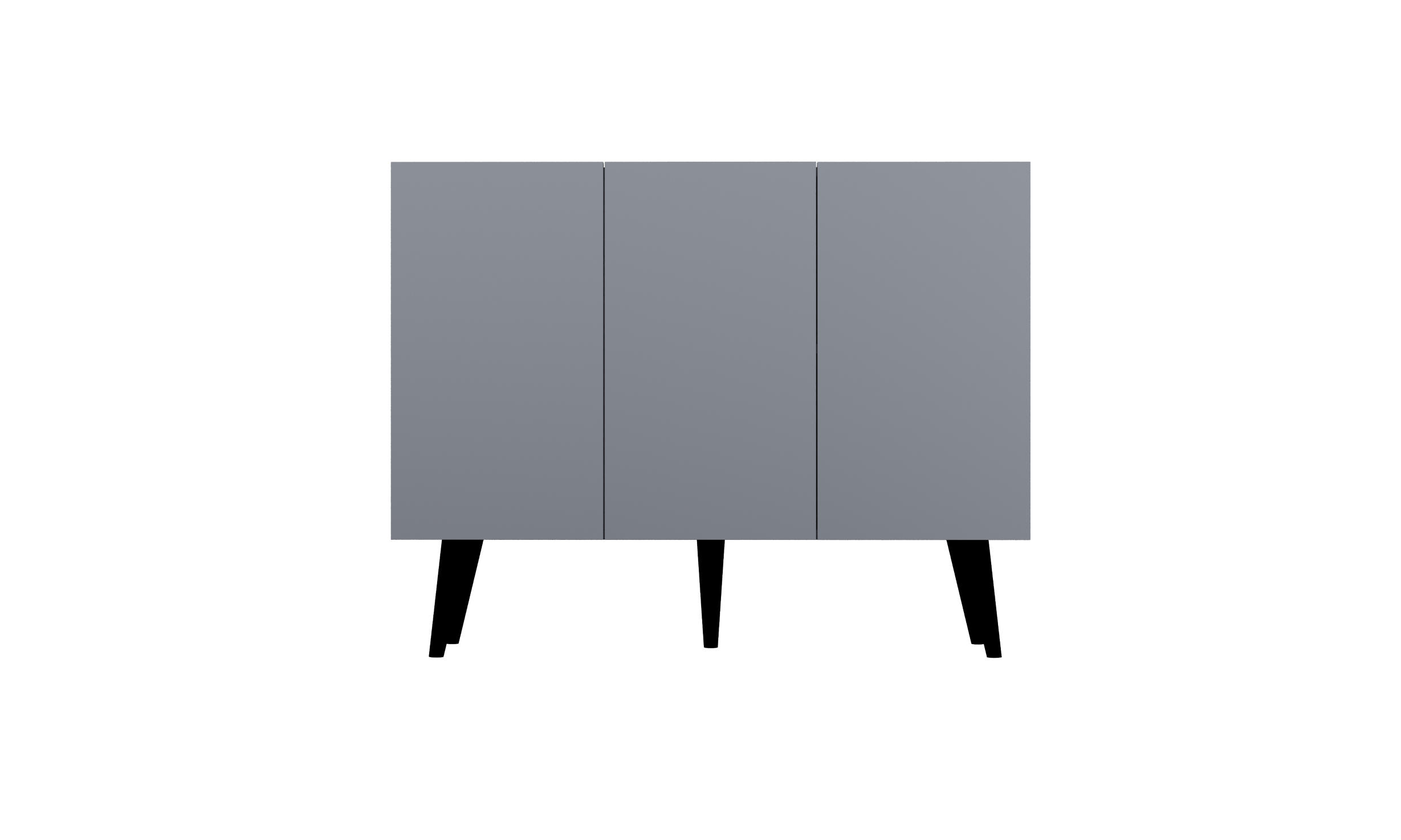 RAUMHIRSCH FURNITURE KOMODA Toronto šedá 39,9/95,5/120