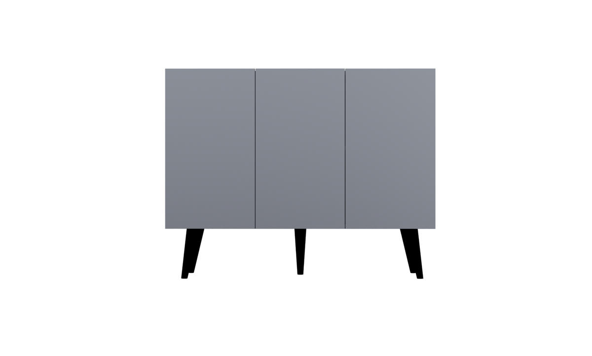 KOMMODE Toronto 39,9/95,5/120 - Grau, Holzwerkstoff (40/96/120cm) - RAUMHIRSCH FURNITURE