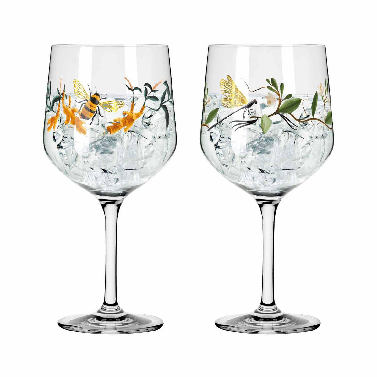 GIN-GLÄSER Botanic Glamour transparent 720 ml 2er Set - Transparent, Glas - Ritzenhoff
