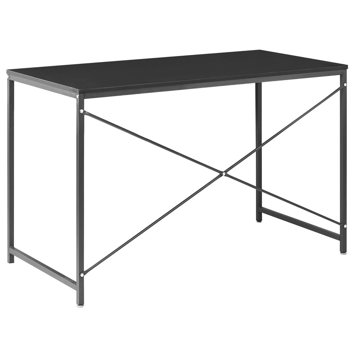 PSACÍ STŮL Černý 120/60 cm Andaste - černá, kompozitní dřevo (60/120/75cm) - Beliani