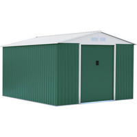 METALL-GARTENHAUS rosas Grün - Grün, Metall (340/210/319cm) - Habitat Garten