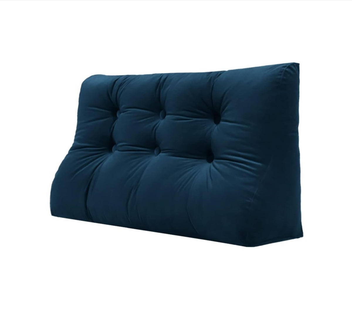RÜCKENKISSEN Körperkontur Samtlook Blau 100 cm - Blau, Textil (55/100cm) - Vercart