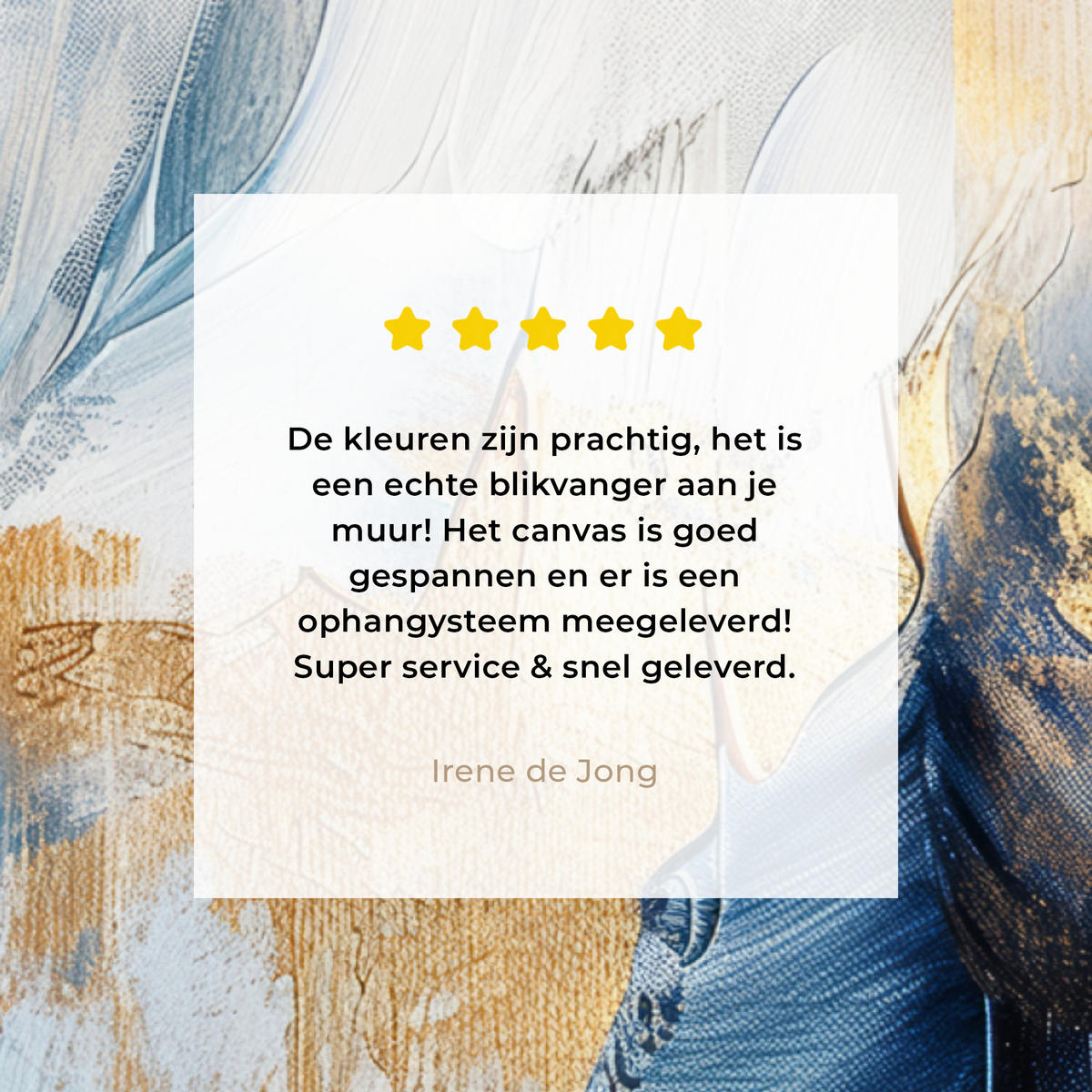 LEINWANDBILD Gold - Blau - Aquarell - Kunst - Modern Wandbild 40x30 cm - Hellblau, Textil (40/30cm) - MuchoWow