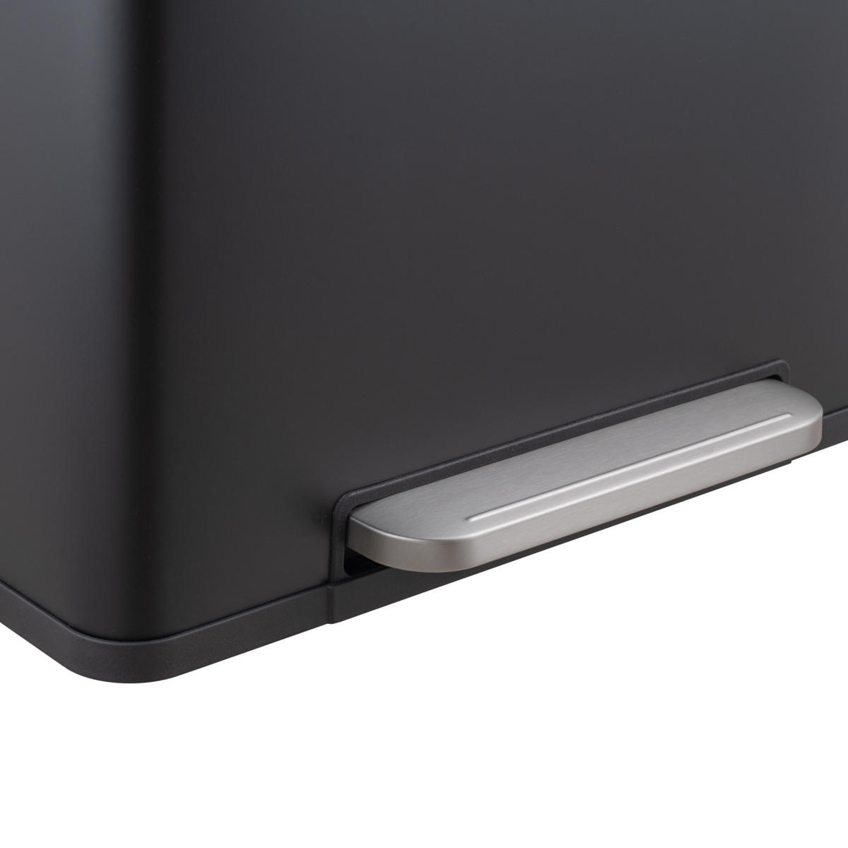 MÜLLEIMER LT2X30 60l Schwarz - Schwarz, Metall (58/59.5/36cm) - SVITA