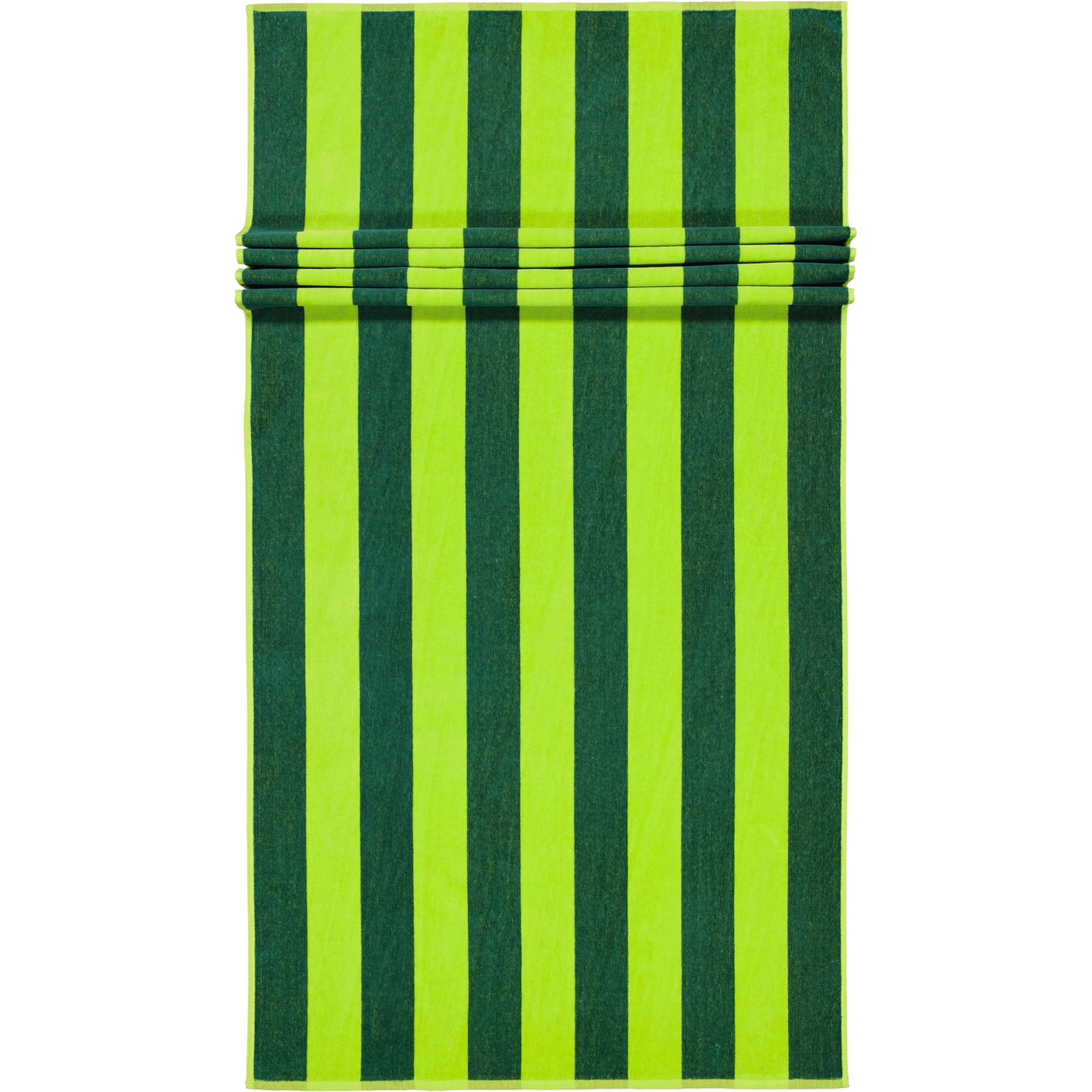 STRANDTÜCHER BEACH TROPICAL STREIFEN 5577 JUNGLE - 44 - Grün, Textil (80/180cm) - Cawoe