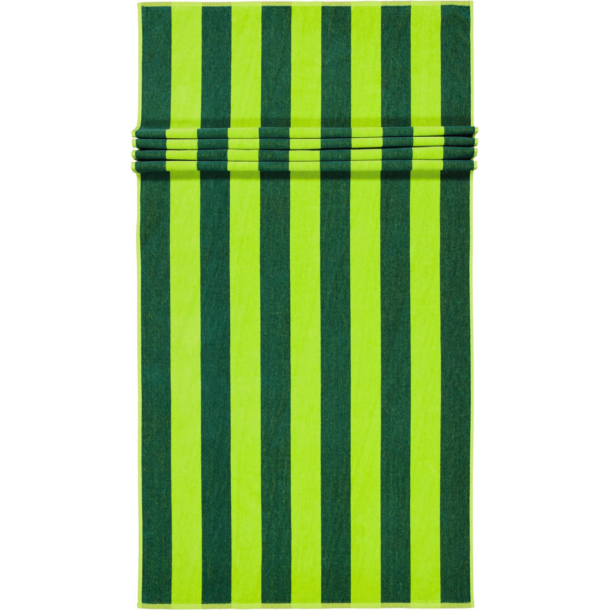 STRANDTÜCHER BEACH TROPICAL STREIFEN 5577 JUNGLE - 44 - Grün, Textil (80/180cm) - Cawoe
