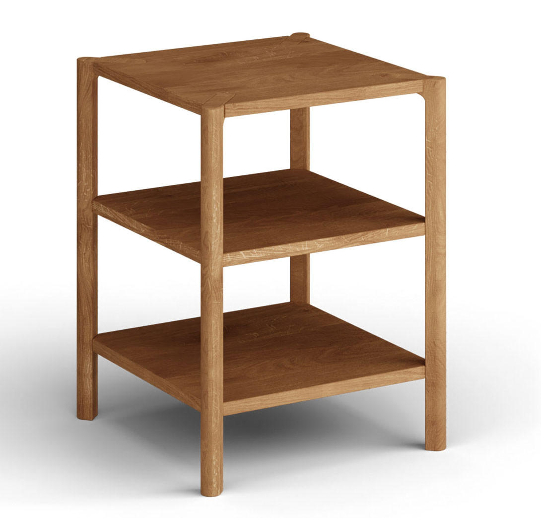 REGAL Campi Eiche Natur 43 / 43 / 60cm - Eichefarben, Holz (43/60/43cm) - Feldmann-Wohnen