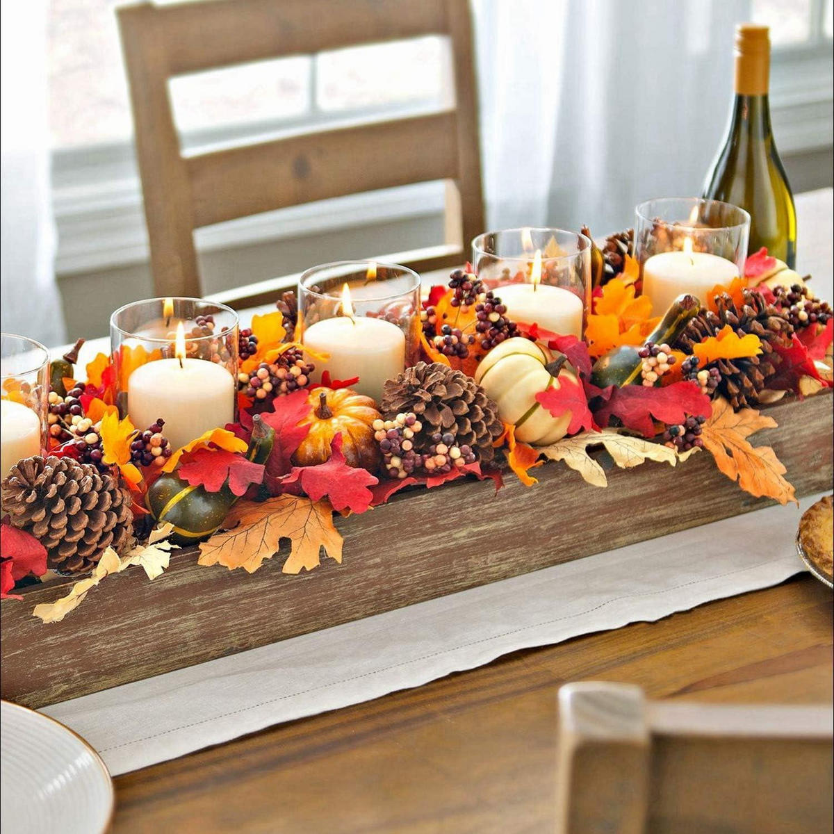 DEKO-SET Herbst 156-teilig - Multicolor, Kunststoff (10cm)