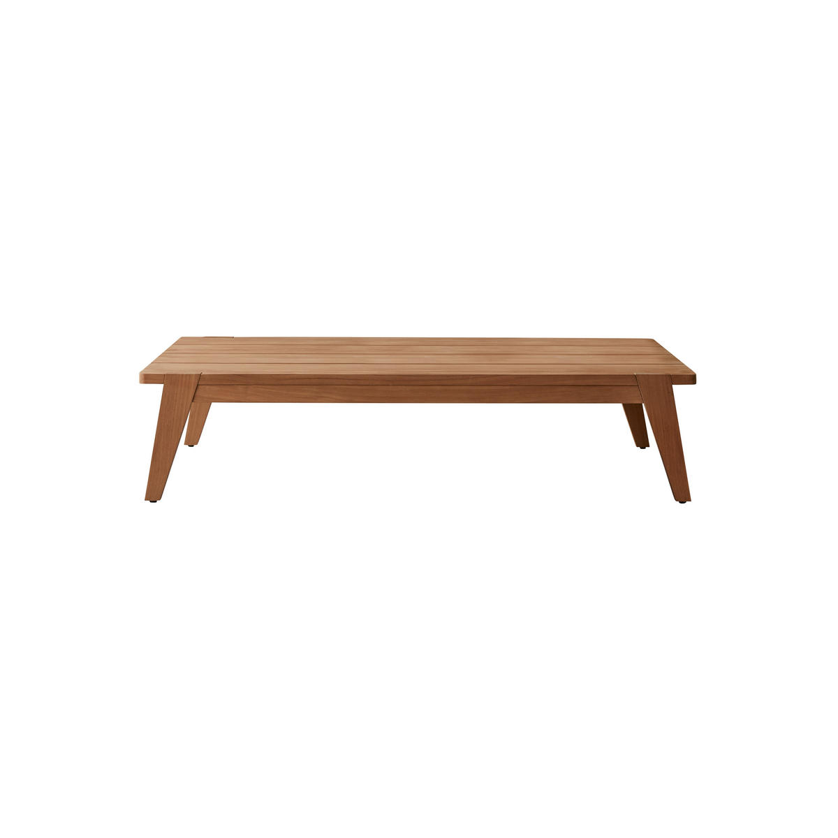 GARTEN-COUCHTISCH Olia Hellbraun aus Teak - Hellbraun, Holz (80/150/35cm) - Tikamoon