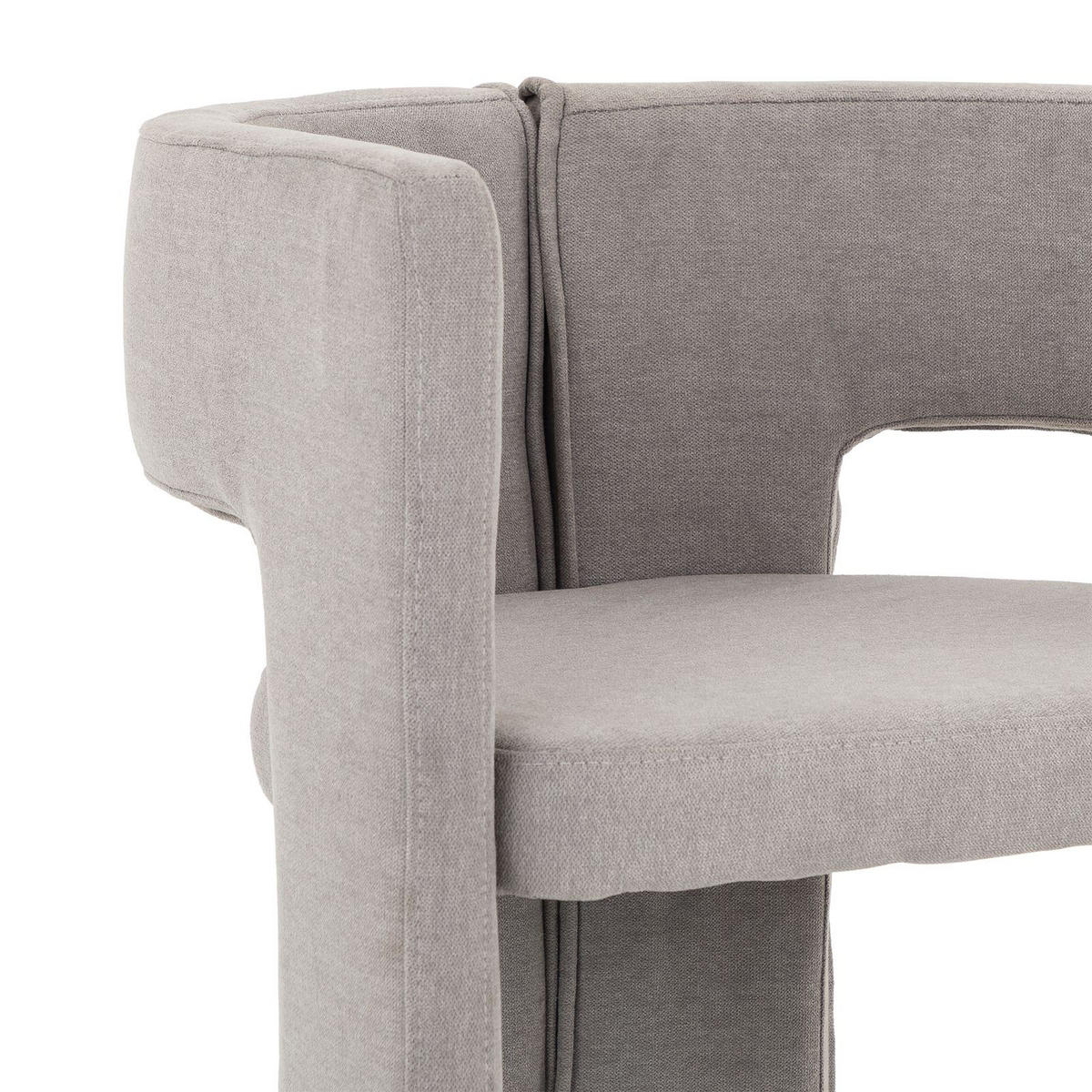 ESSZIMMERSTUHL EVIE grau - Grau, Textil (63/71/55cm) - IDIMEX