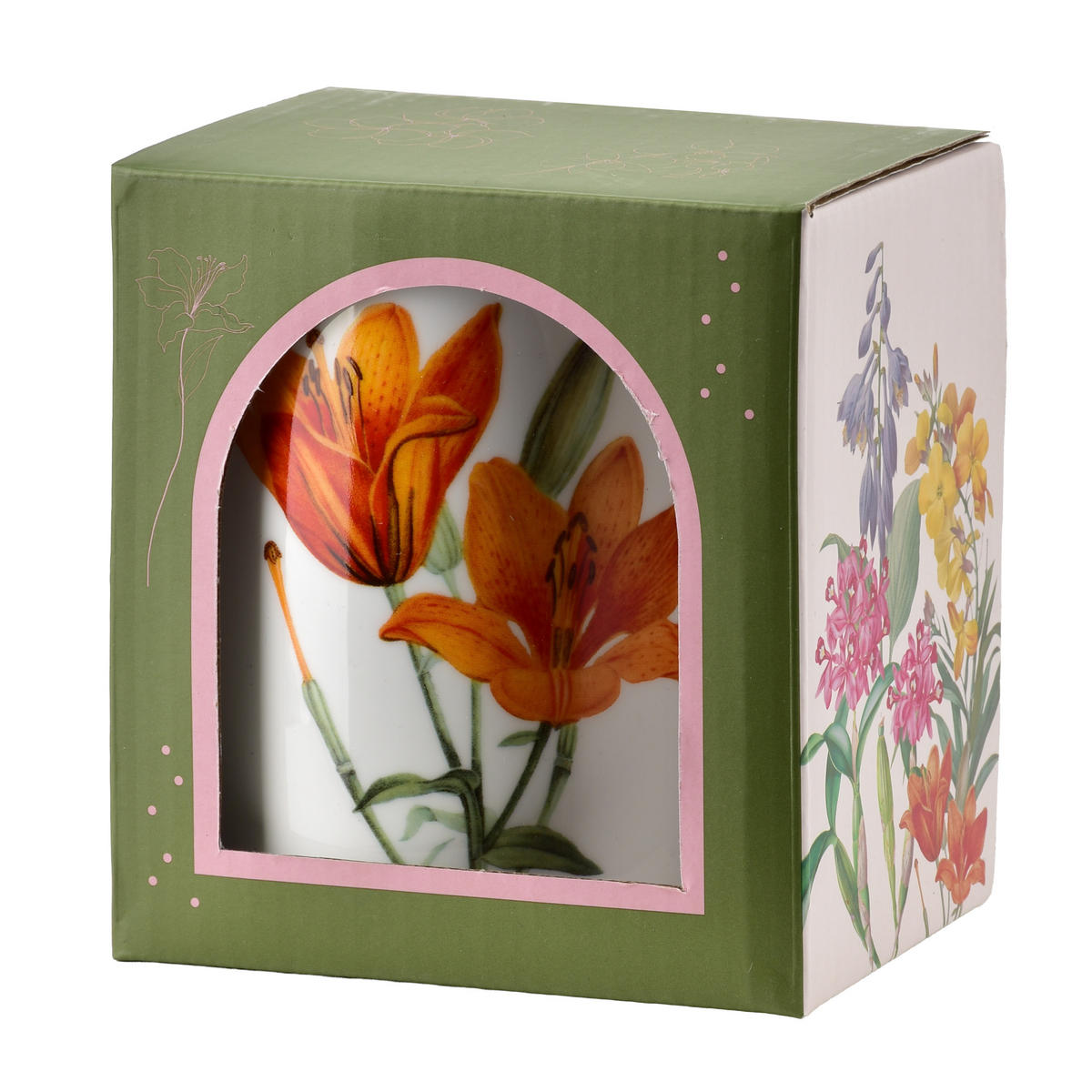 BECHER Armano Orange 8/11/11.5 cm Porzellan - Orange, Keramik (0.41L) - Mondex