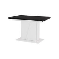 BLAGOVAONSKI STOL Fenaro Crna/Bijelo 120 x 80 + Izvlačno - bijela/crna, drvni materijal (80/120/77.3cm) - Vicco