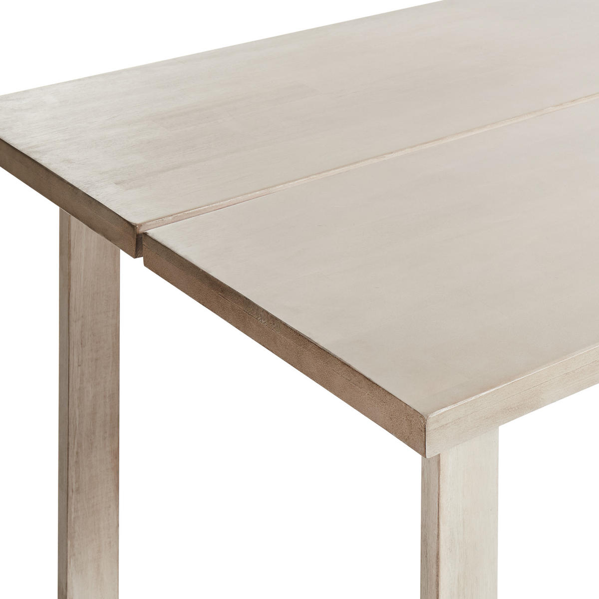 GARTENTISCH Heller Holzfarbton Azzanello - Hellbraun, Holz (100/230/75cm) - Beliani