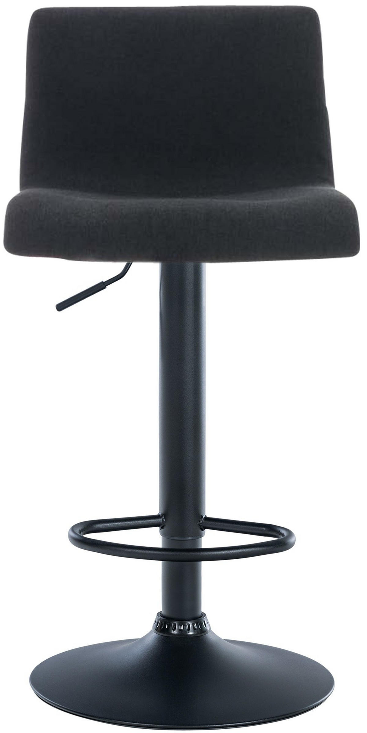 BARHOCKER Hover 84-104x39x36 cm schwarz - Schwarz, Textil (39/84/36cm) - furnicato