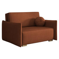 SCHLAFSOFA Viva Glov II - Naturfarben/Bronzefarben, Holz/Textil (134/85/98cm) - MIRJAN24