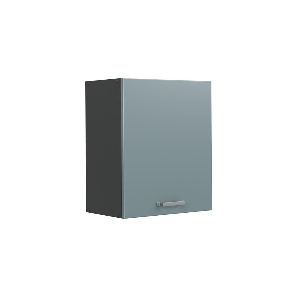 HÄNGESCHRANK R-Line, Blau-Grau/Anthrazit, 50 cm - Anthrazit/Blaugrau, Holzwerkstoff (50/60/31cm) - Vicco