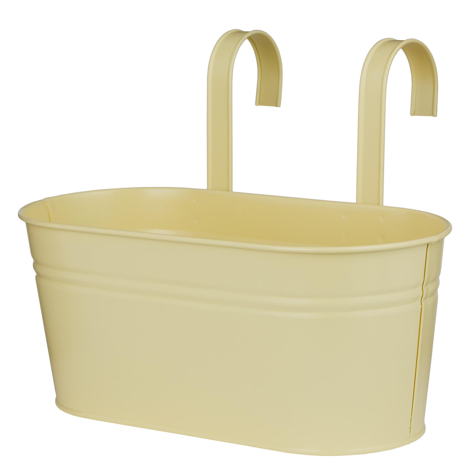 HÄNGEKASTEN Zinc 33cm - Gelb, Metall (14cm) - Butlers