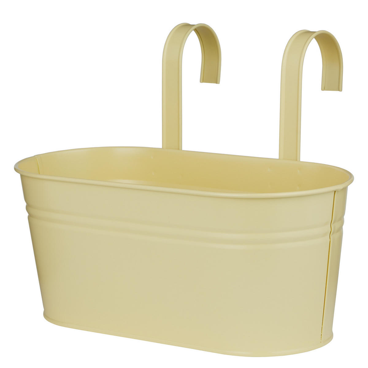 HÄNGEKASTEN Zinc 33cm - Gelb, Metall (14cm) - Butlers