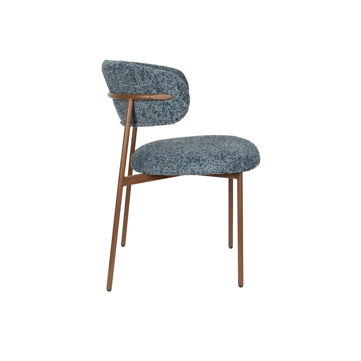 ESSZIMMERSTÜHLE Claes GemÃªleerd Blau - 2 er Set - Blau, Kunststoff (50/79/58cm) - Housecraft Living