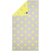 DUSCHTUCH NEW STARS STERNE GROSS 6260 PLATIN/LIME - 75 - Gelb, Textil (70/140cm) - Cawoe