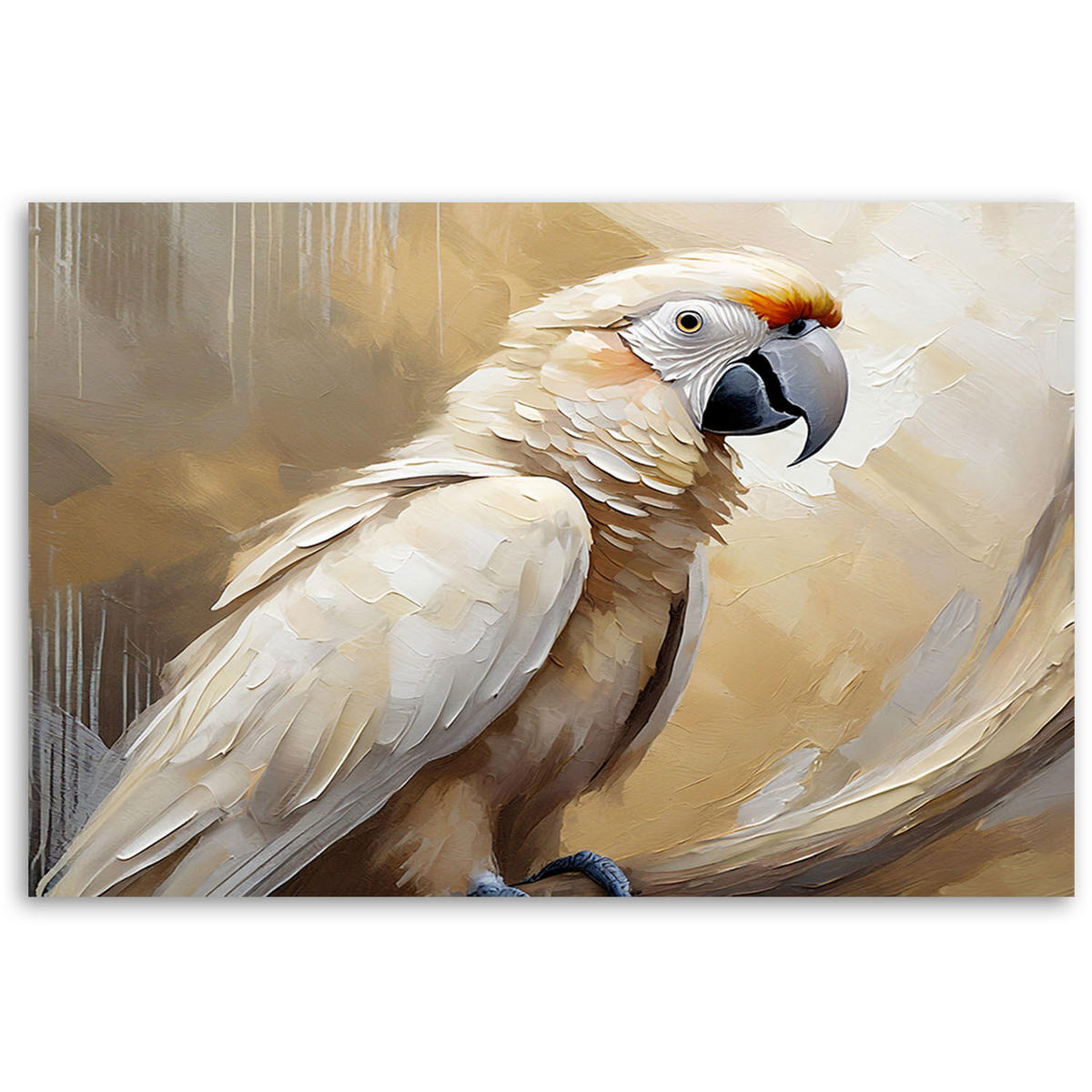 KUNSTDRUCK Beige 120/80 cm - Beige, Textil (120/80cm) - KUNSTLOFT