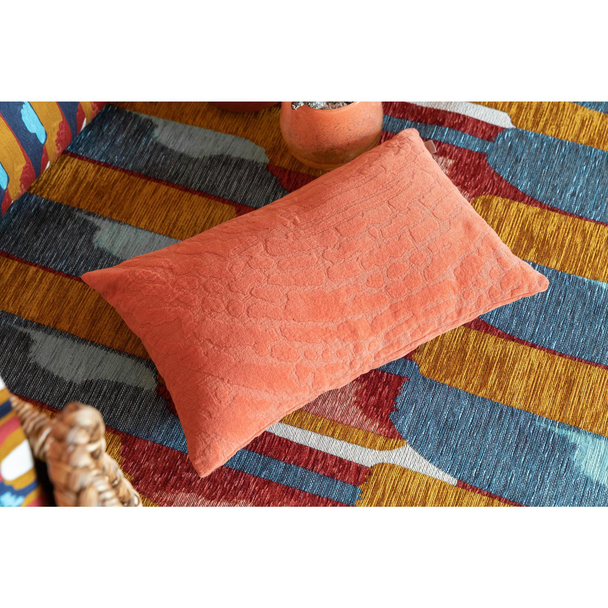 KISSEN Inès paprika 40 x 65 cm - Orange, Textil (40/65cm) - Vivaraise