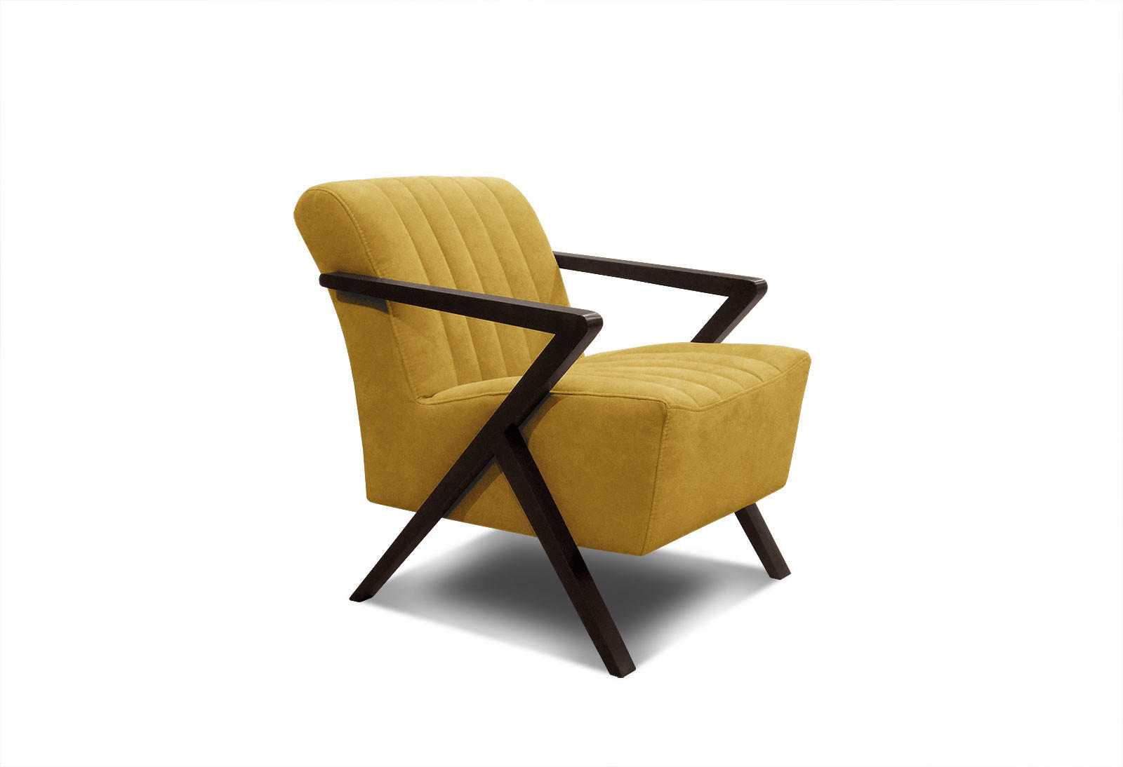 SESSEL LEBRON, gelb - Gelb, Holzwerkstoff/Textil (65/82/79cm) - Courtois Laville