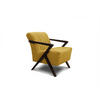 SESSEL LEBRON, gelb - Gelb, Holzwerkstoff/Textil (65/82/79cm) - Courtois Laville