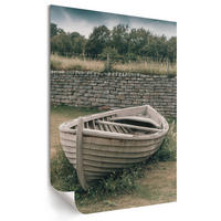 POSTER - 21x29 cm - Artland - Altes Boot - Grau, Textil (21/29.7/0.1cm) - TULUP