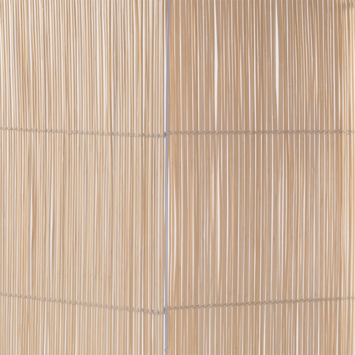 RAUMTEILER Spike 3-tlg. Weidenholz, klappbar geblichen - Beige, Naturmaterialien (120/170/6cm) - CREEDWOOD