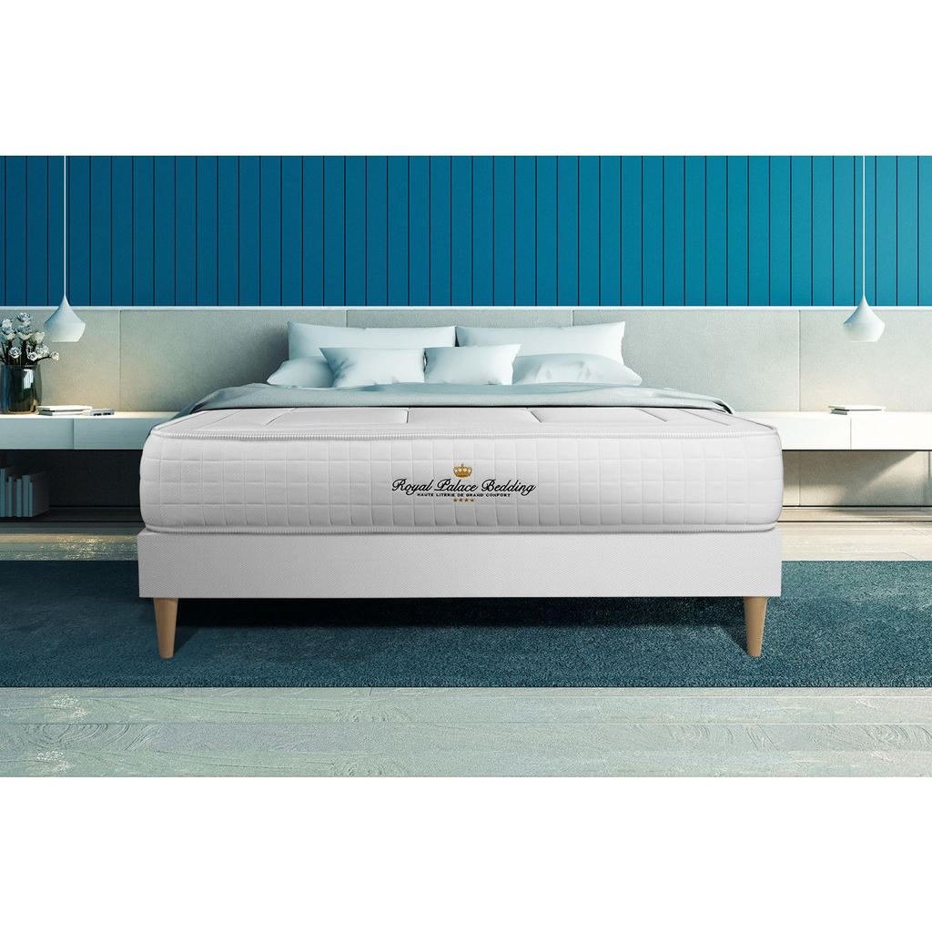 Thumbnail - Royal Palace Bedding Bett, Weiß, Holz, H3, 3-Zonen, Höhe ca. 24 cm, 135x210 cm, Oeko-Tex® Standard 100, Schlafzimmer, Be...