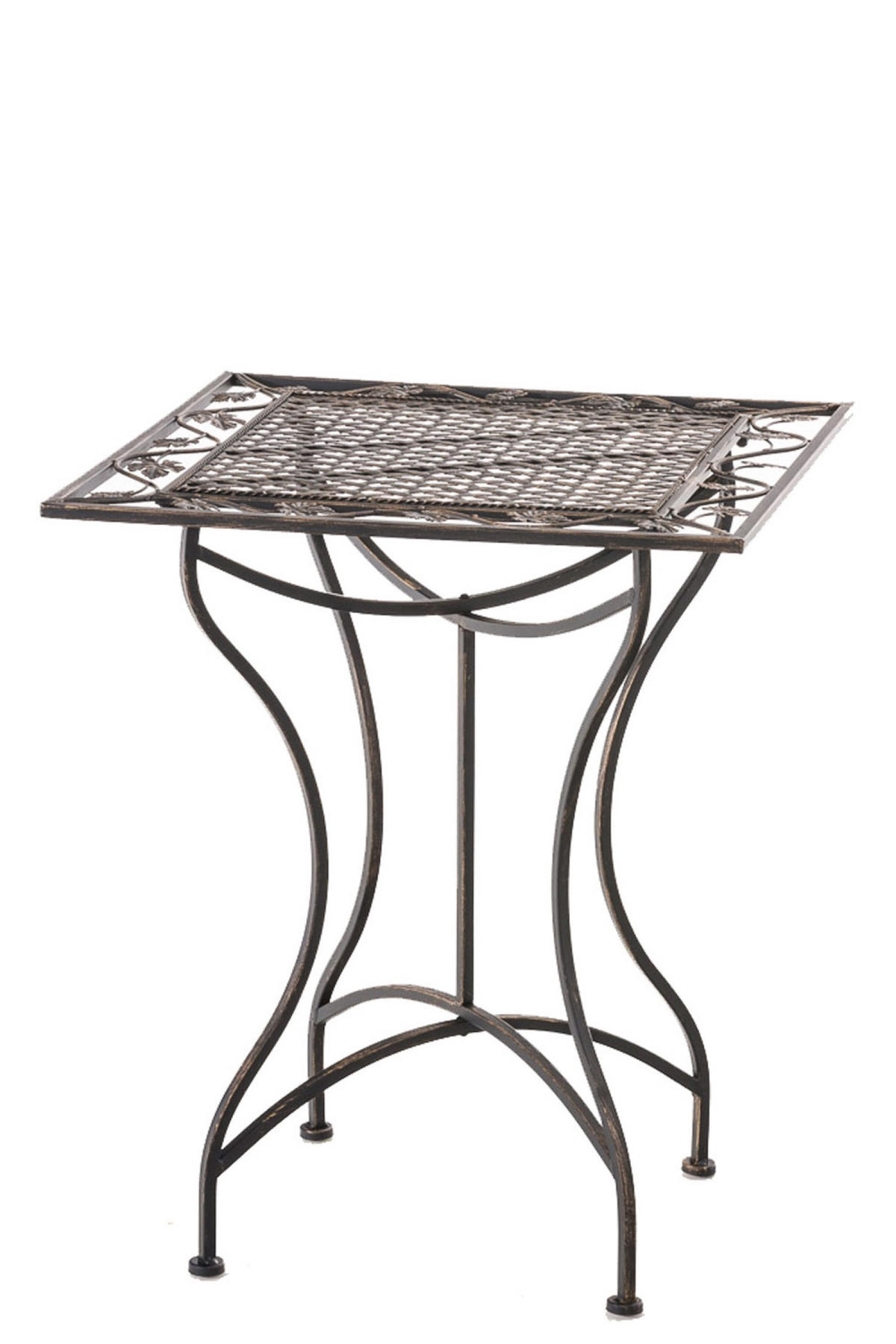 GARTENTISCH Asiri bronze - Braun, Metall (72/60/60cm) - TPFGarden