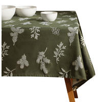 TISCHTUCH Novie - Dunkelgrün, Textil (180/130/1cm) - home&you
