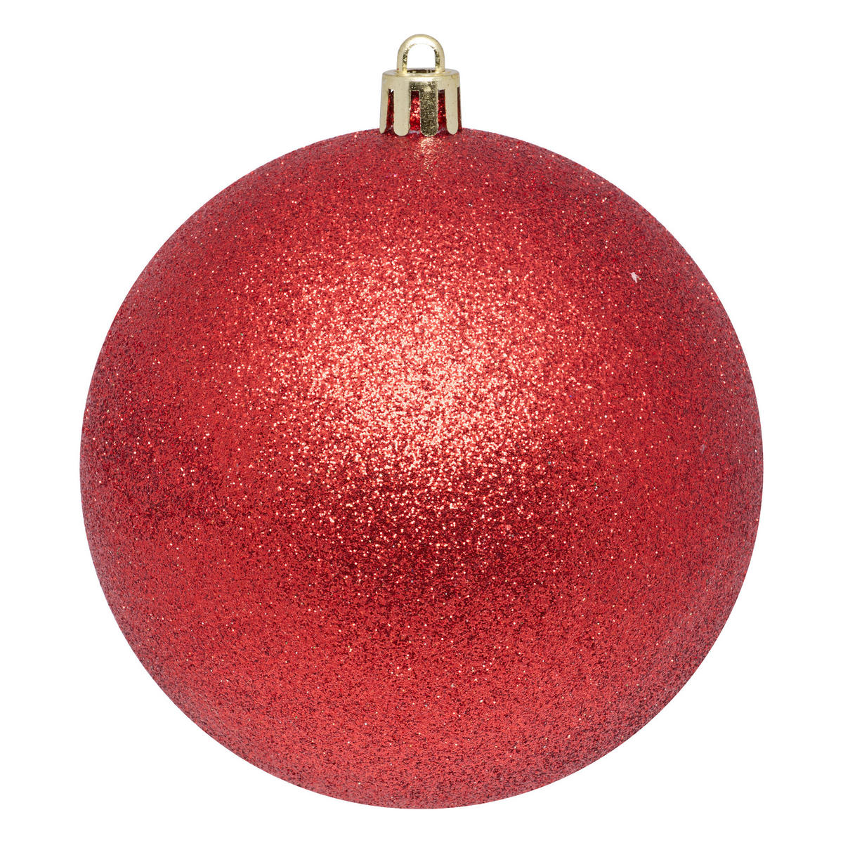 CHRISTBAUMKUGELN 10 cm 4er-Set - Rot, Kunststoff (10/10/10cm) - Atmosphera Createur d´interieur