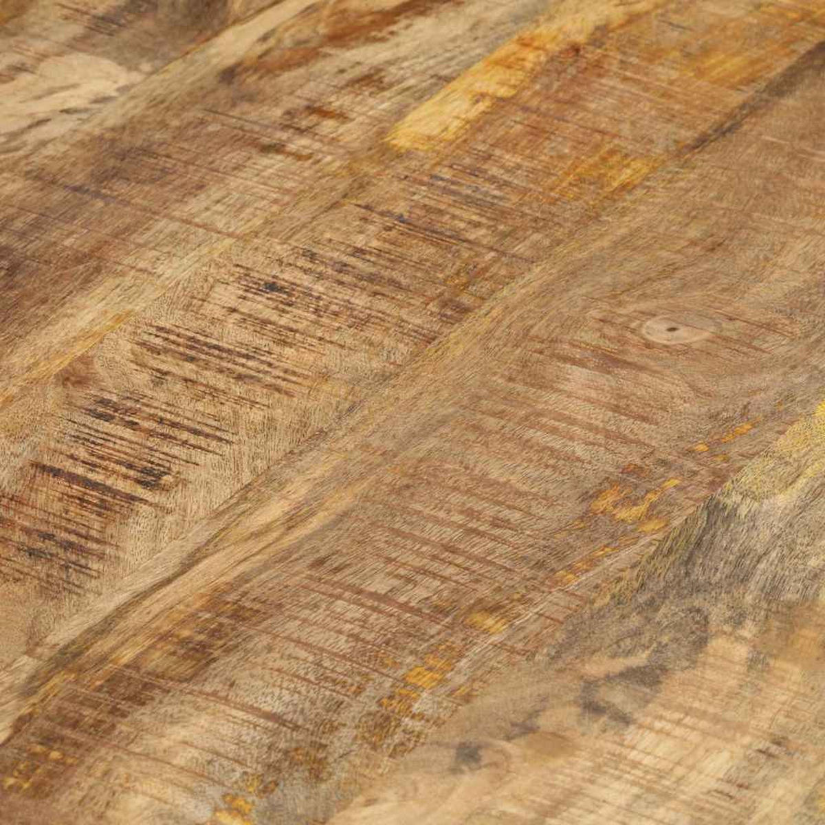 SATZTISCHE 2Er Set Rohes Mangoholz - Braun, Holz (70/50/40cm) - vidaXL