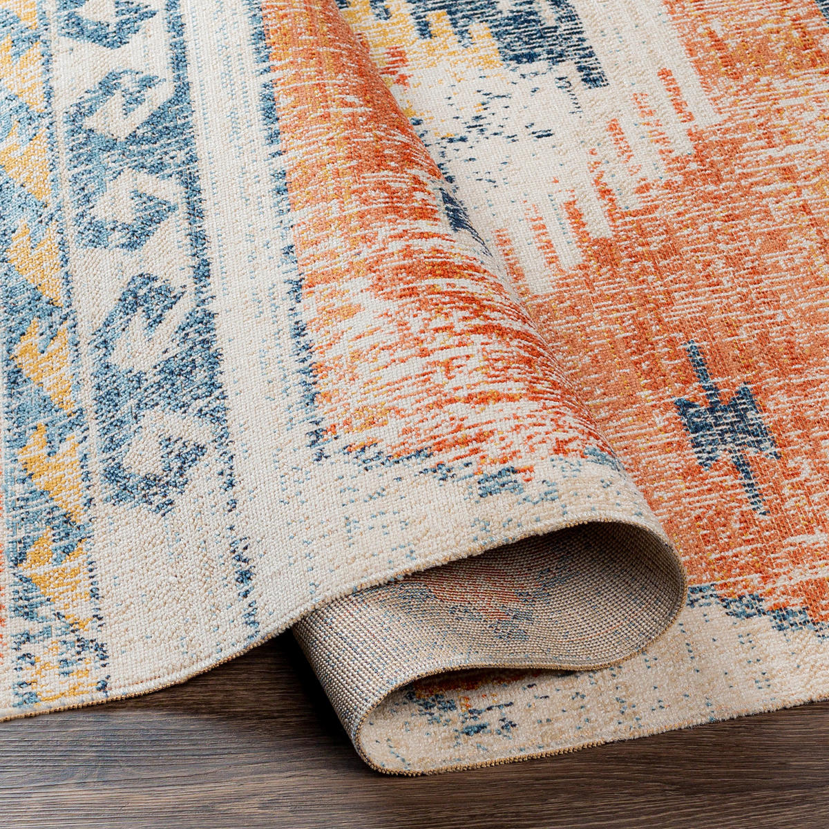 VINTAGE-TEPPICH 120x170 cm Orange - Orange, Kunststoff/Textil (120/170cm) - LIVABLISS