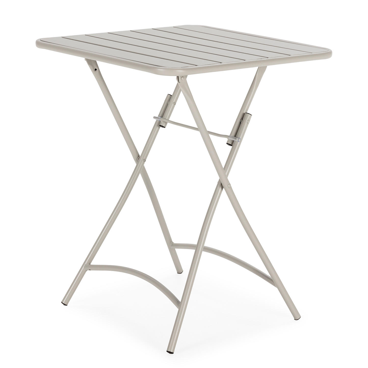 GARTENKLAPPTISCH Perla 60/60/74 cm Metall - Grau, Metall (60/60/74cm) - VS Venta-stock
