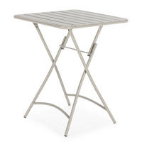 GARTENKLAPPTISCH Perla 60/60/74 cm Metall - Grau, Metall (60/60/74cm) - VS Venta-stock