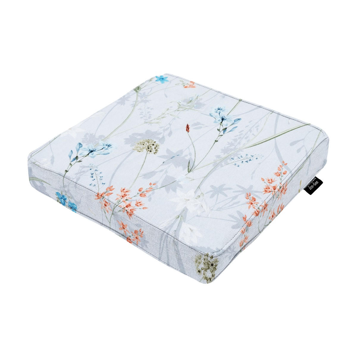 SITZKISSEN Donna 40/40 cm 4er-Set - Multicolor/Hellblau, Textil (40/7/40cm) - Madison