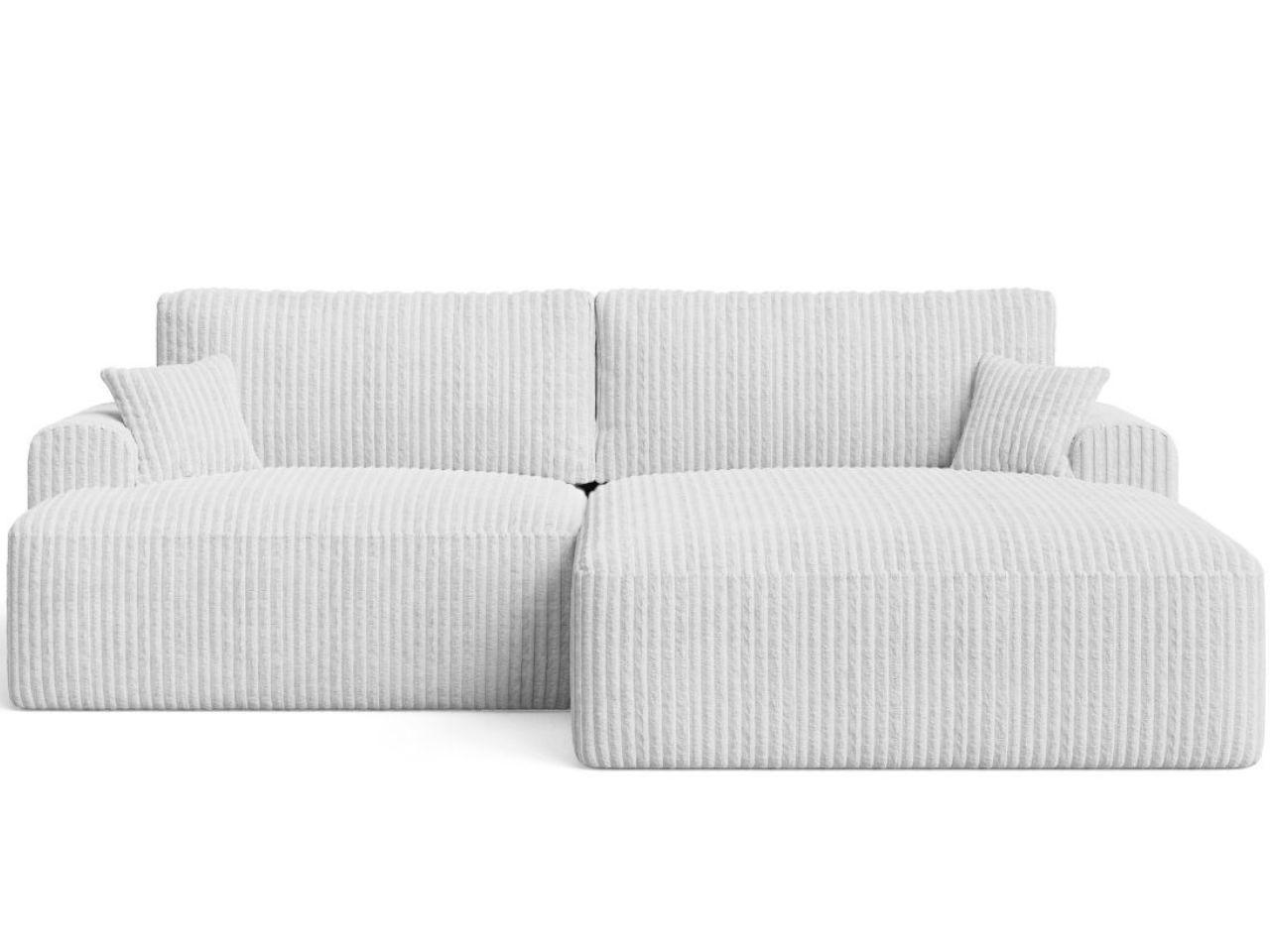 ECKSOFA Serene Grau Rechts - Grau, Holz/Textil (145/259cm) - Graingold