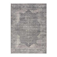 WEBTEPPICH Grau Lara Vintage 160/230 cm - Grau, Textil (160/230cm) - Atticgo