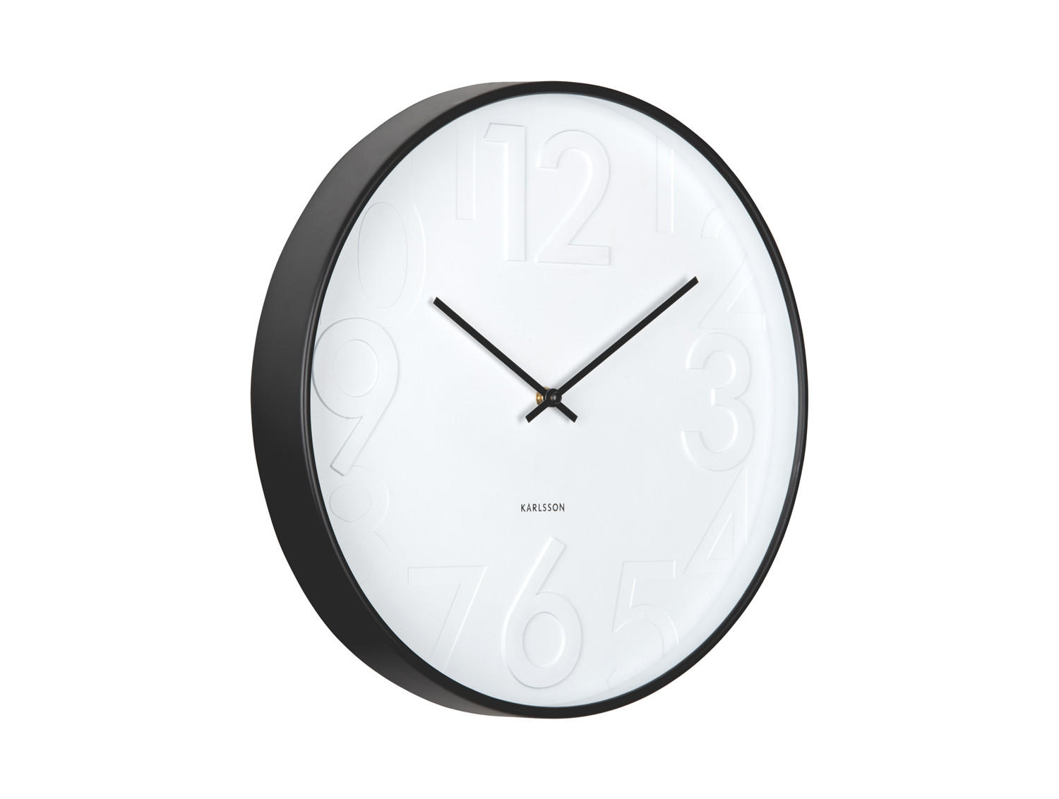 WANDUHR Ayuno Ø40 cm - Schwarz, Kunststoff (40/5/40cm) - Karlsson