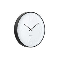 WANDUHR Ayuno Ø40 cm - Schwarz, Kunststoff (40/5/40cm) - Karlsson